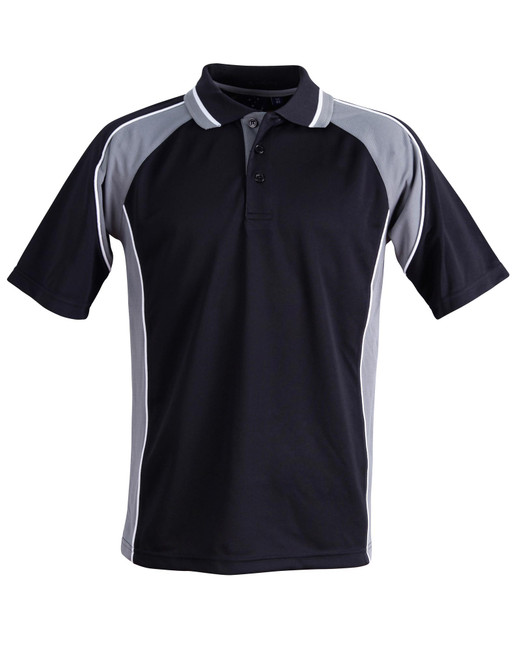 Winning Spirit PS49K Kids' mini waffle CoolDry Polo - Territory Uniforms