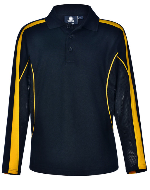 PS69K Kids' TrueDry Long Sleeve Polo