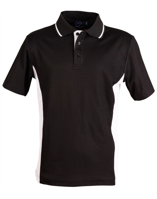 PS73K Kids' TrueDry Contrast S/S Polo