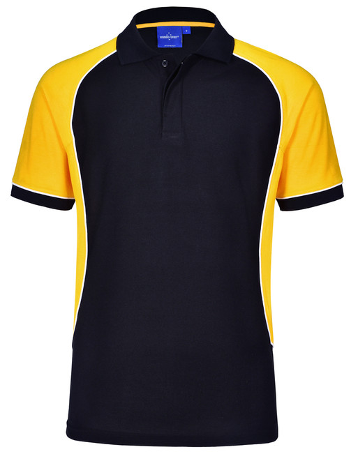 PS77K Kids' TrueDry Tri-colour S/S Pique Polo