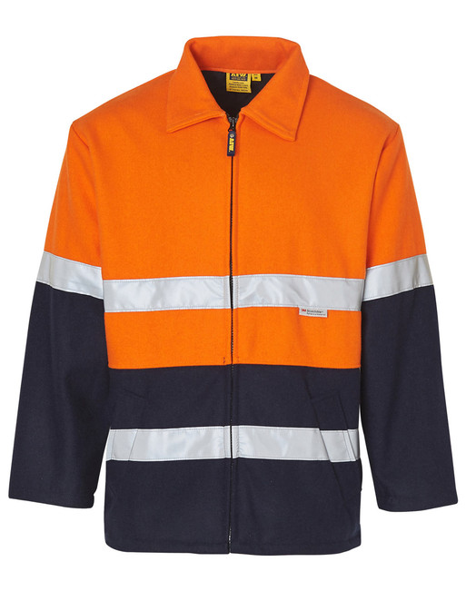 SW31A Hi-Vis Two Tone Bluey Safety Jacket with 3M Tapes