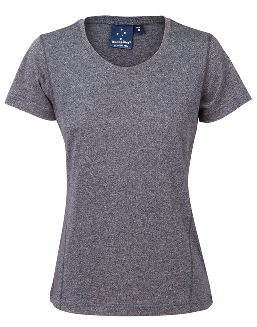 TS28 Ladies' Cool Heather S/S Tee