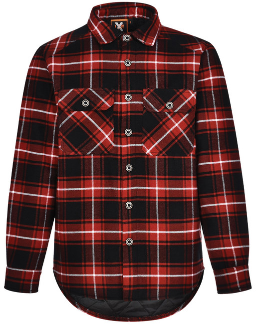 WT07 Adults' Quilted Flannel Shirt