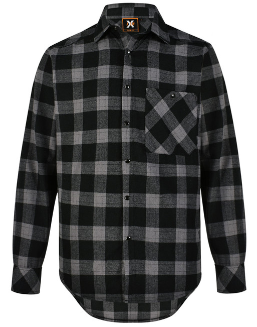 WT11 Unisex Flannel Plaid Shirt
