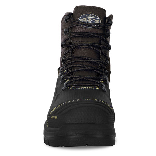 65-490Z-Steel Cap-Water Proof/Caustic Resistant-Lace Up/Zip Boot