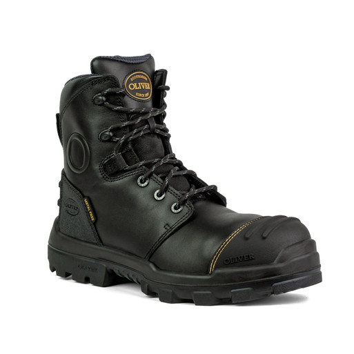 54545Z-150mm Black Zip Sided Boot
