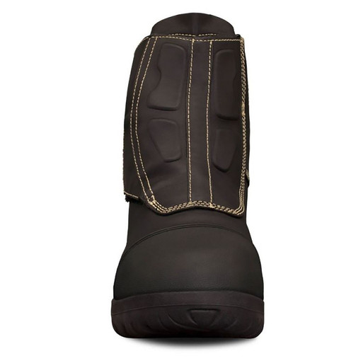 66398-Black Smelter Boot With External Rigid METguard for Added Protection