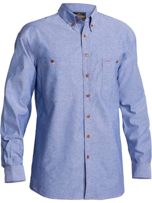 Bisley B76407 Long Sleeve Shirt - Territory Uniforms