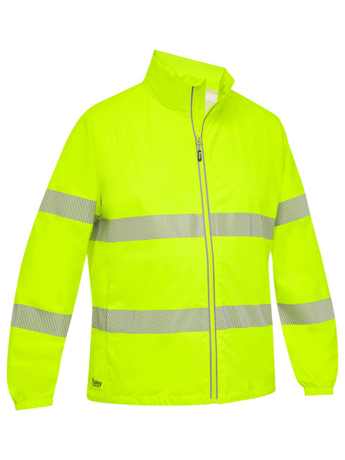 Bisley BJ6707T Taped Hi-Vis Packable Lightweight Ripstop Rain - Territory Uniforms