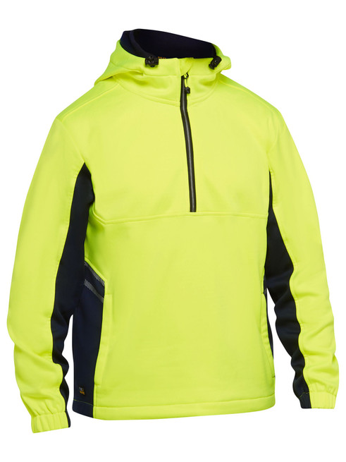 BK6571-Hi Vis Liquid Repellent Fleece Hoodie