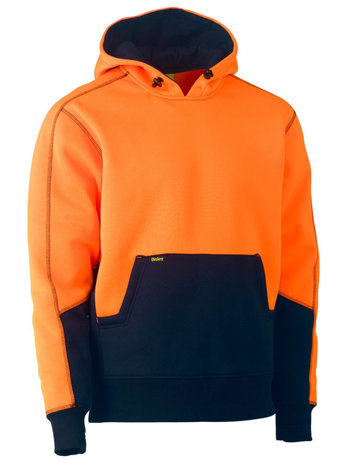 Bisley BK6619 Hi-Vis Fleece Hoodie Pullover - Territory Uniforms