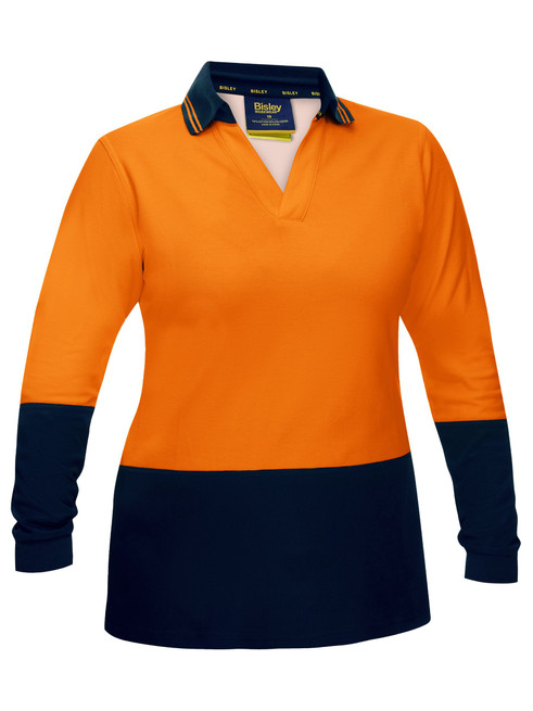 Bisley BKL6234 Women's Hi-Vis V - Neck Polo - Territory Uniforms
