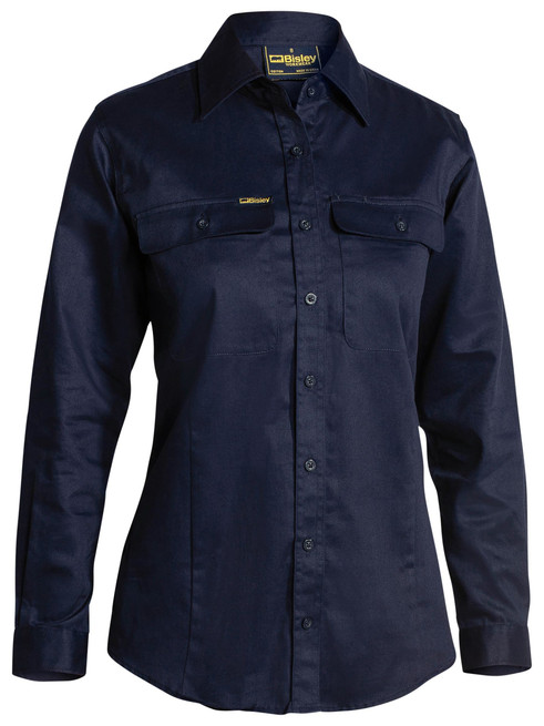 Bisley BL6339 Women's Drill Shirt - Territory Uniforms