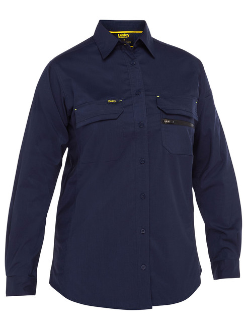 BL6490-L/S Womens Ripstop Shirt