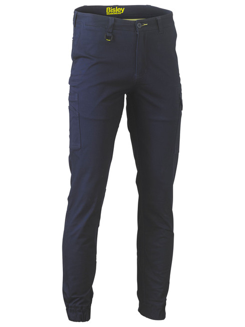 BPC6028-Stretch Cotton Drill Cargo Cuffed Pants