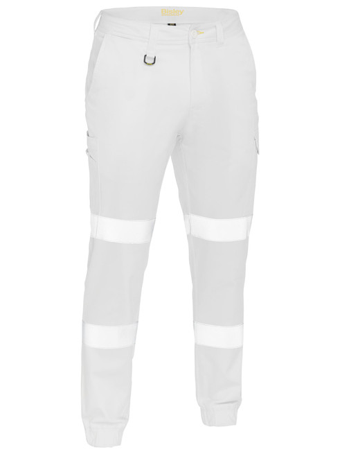 BPC6028T-Taped Biomotion Stretch Cotton Drill Cargo Cuffed Pants