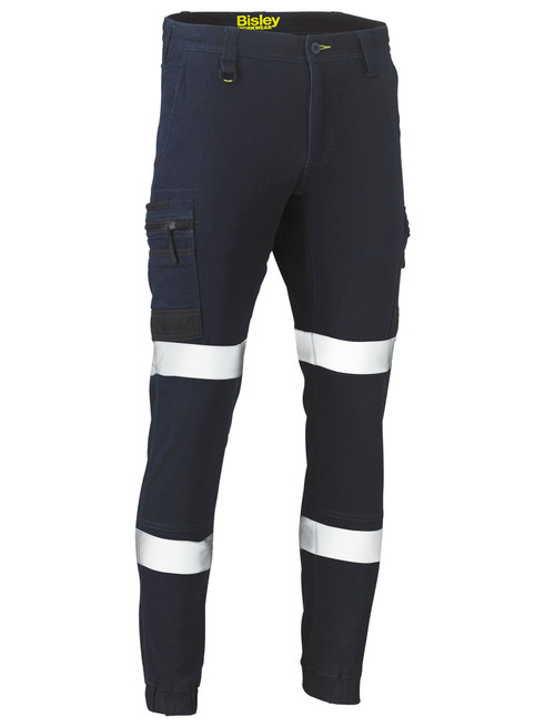 BPC6335T-Flx & Move Taped Stretch Denim Cargo Cuffed Pants