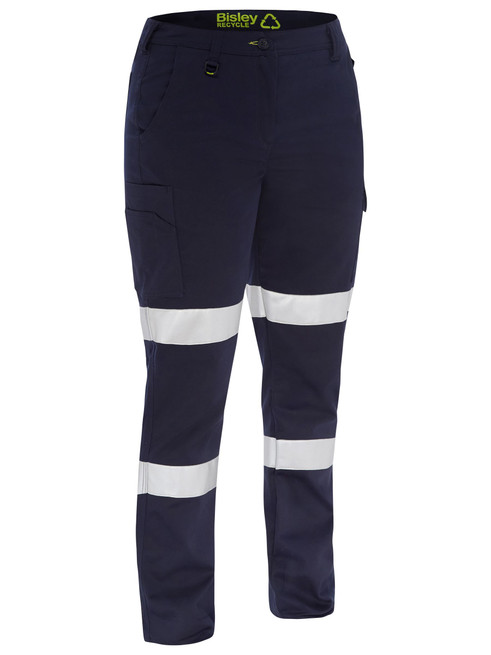 Bisley BPCL6088T Recycle Women's Taped Biomotion Cargo Work Pant - Territory Uniforms