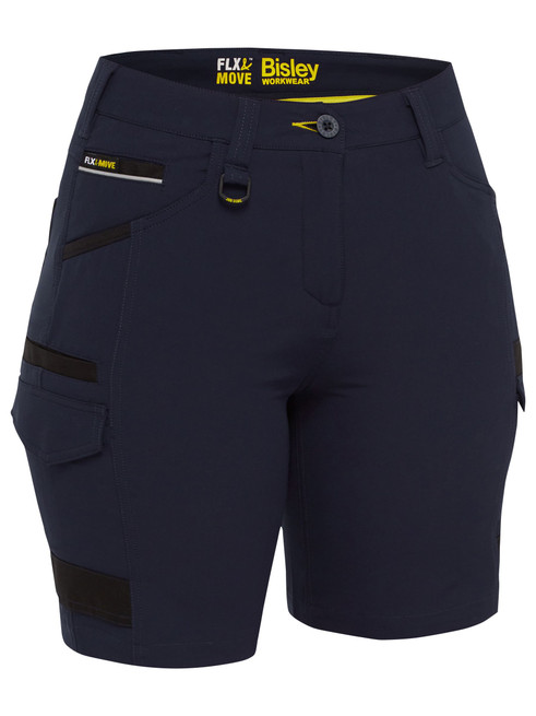BSHL1332-Women's Flx & Move 4-Way Stretch Zip Cargo Short