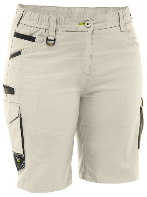 BSHL1338-Women's Flx & Move Elastic Waist Cargo Short