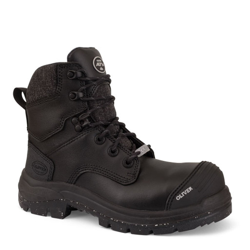 59445Z-150mm Women's Black Zip Sided Boot
