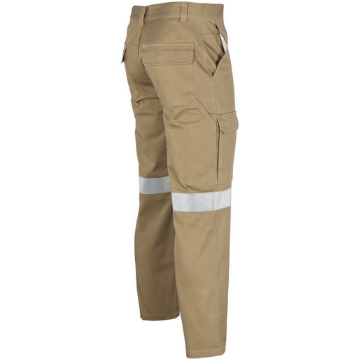 Cotton Drill Cargo Pants With CSR R/Tape