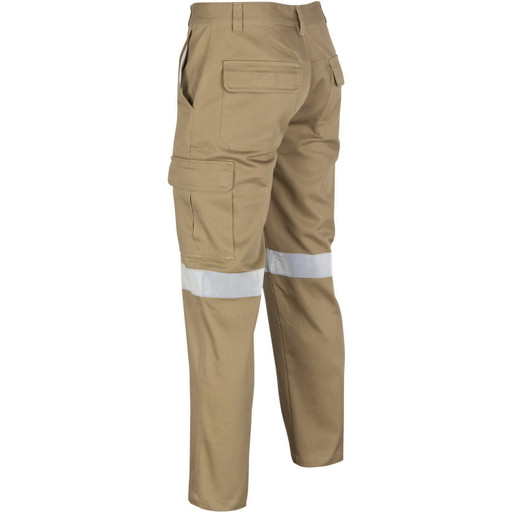 Cotton Drill Cargo Pants With CSR R/Tape