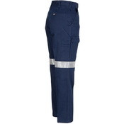 Ladies Cotton Drill Cargo Pants with CSR R/Tape