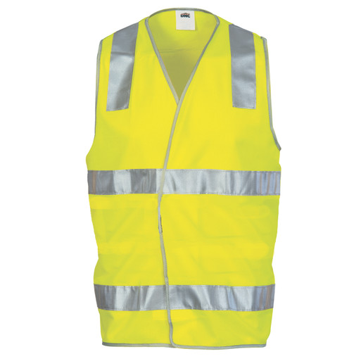 Day/Night Safety Vest with Hoop & Shoulder CSR R/Tape