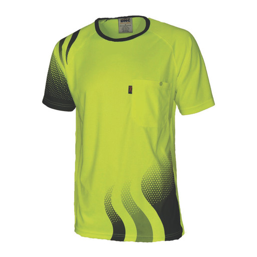 HiVis Sublimated Wave Tee
