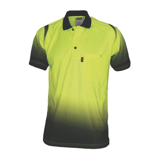 HiVis Sublimated Ocean Polo