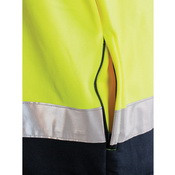 HiVis Two Tone Full Zip Fleecy Sweatshirt CSR R/Tape