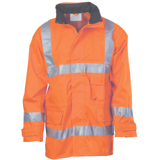 HiVis D/N Breathable Rain Jacket with CSR R/Tape