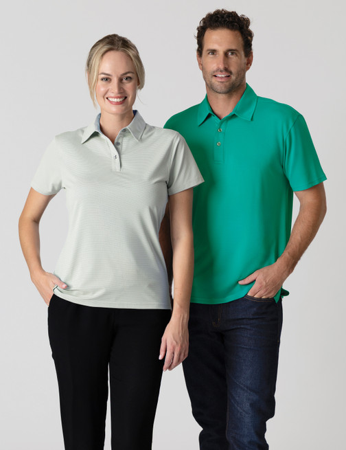 MENS SILVERTECH POLO S/S