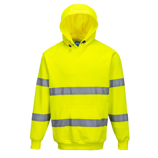 B304 Brush Fleece Hoodie With Tape