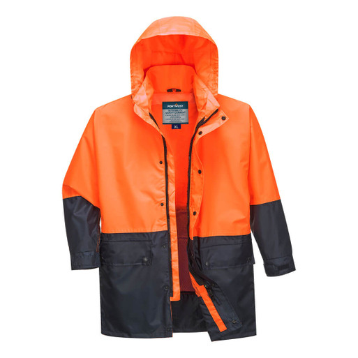 MJ206 Kimberley Hi-Vis Contrast Class D Rain Traffic Jacket