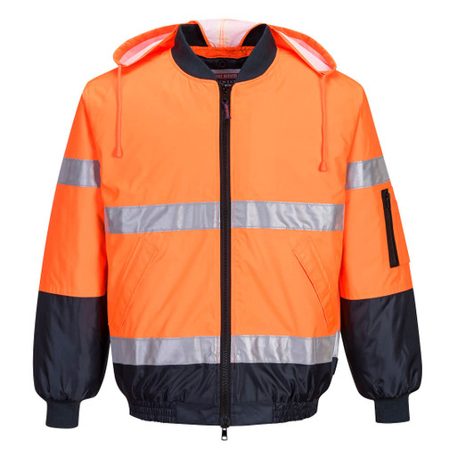 MJ504 Hi-Vis Contrast Bomber Jacket
