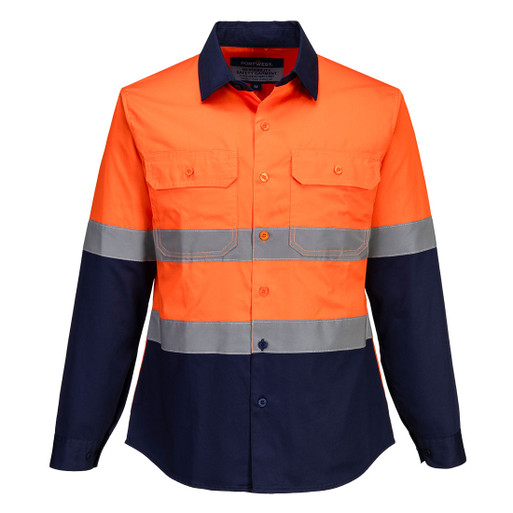 ML803 Hi-Vis Women's Lightweight Contrast Shirt L/S