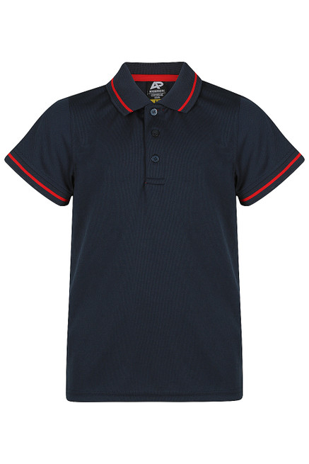 3319 S/S Cottesloe Polo-Black/Gold-4