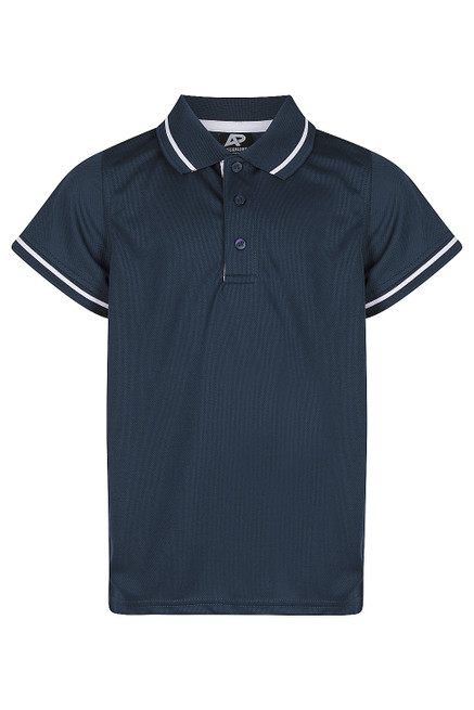 3319 S/S Cottesloe Polo-Black/Gold-4