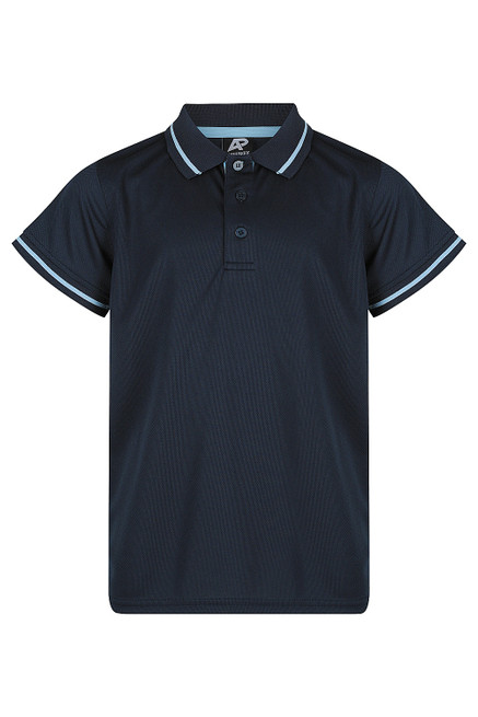 3319 S/S Cottesloe Polo-Black/Gold-4