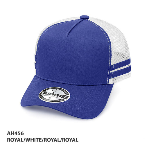AH456-Striped Trucker Cap