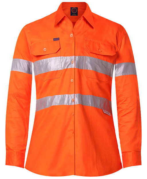 RM208V3R Ladies Vented L/W Open Front