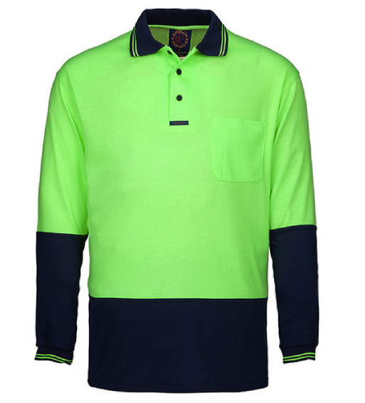 RM2346 Hi Viz Polo L/S
