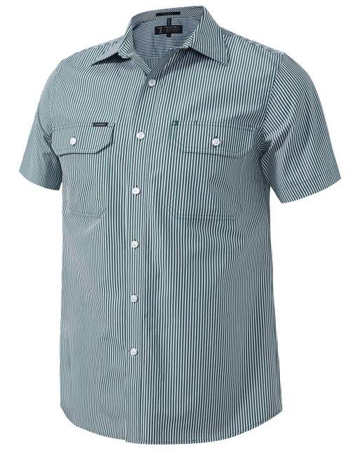 RMPC010S Green/White Stripe