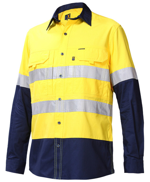 RMX003R RMX Flex Fit Utility Shirts, Two Tone, Reflective