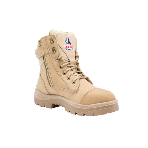 312661-Southern Cross Zip-Steel Cap-Lace Up/Zip Side Boot