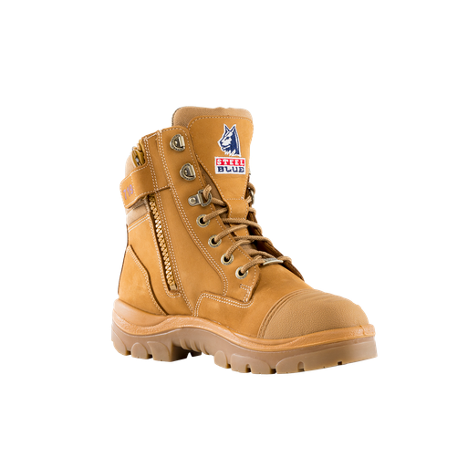 512719-Ladies Southern Cross-Steel Cap-Lace Up/Zip Side Boot