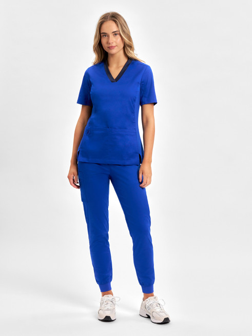 CST043LS Ladies Scrub Top