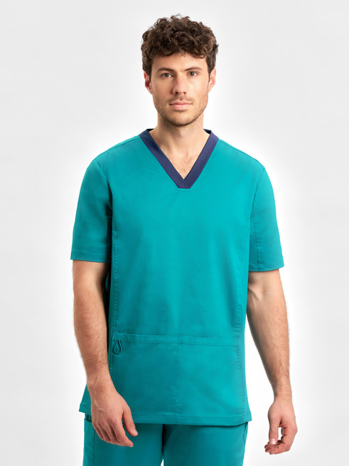 CST043MS Mens Scrub Top
